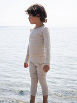 Serendipity Junior Tee Stripe - Oat/Offwhite