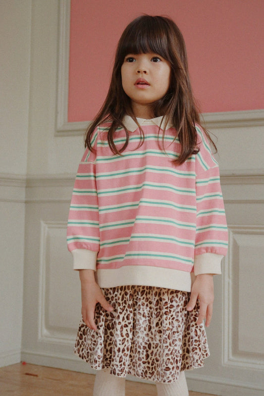 Konges Sløjd Spotty Polo - Blush Bound Stripe