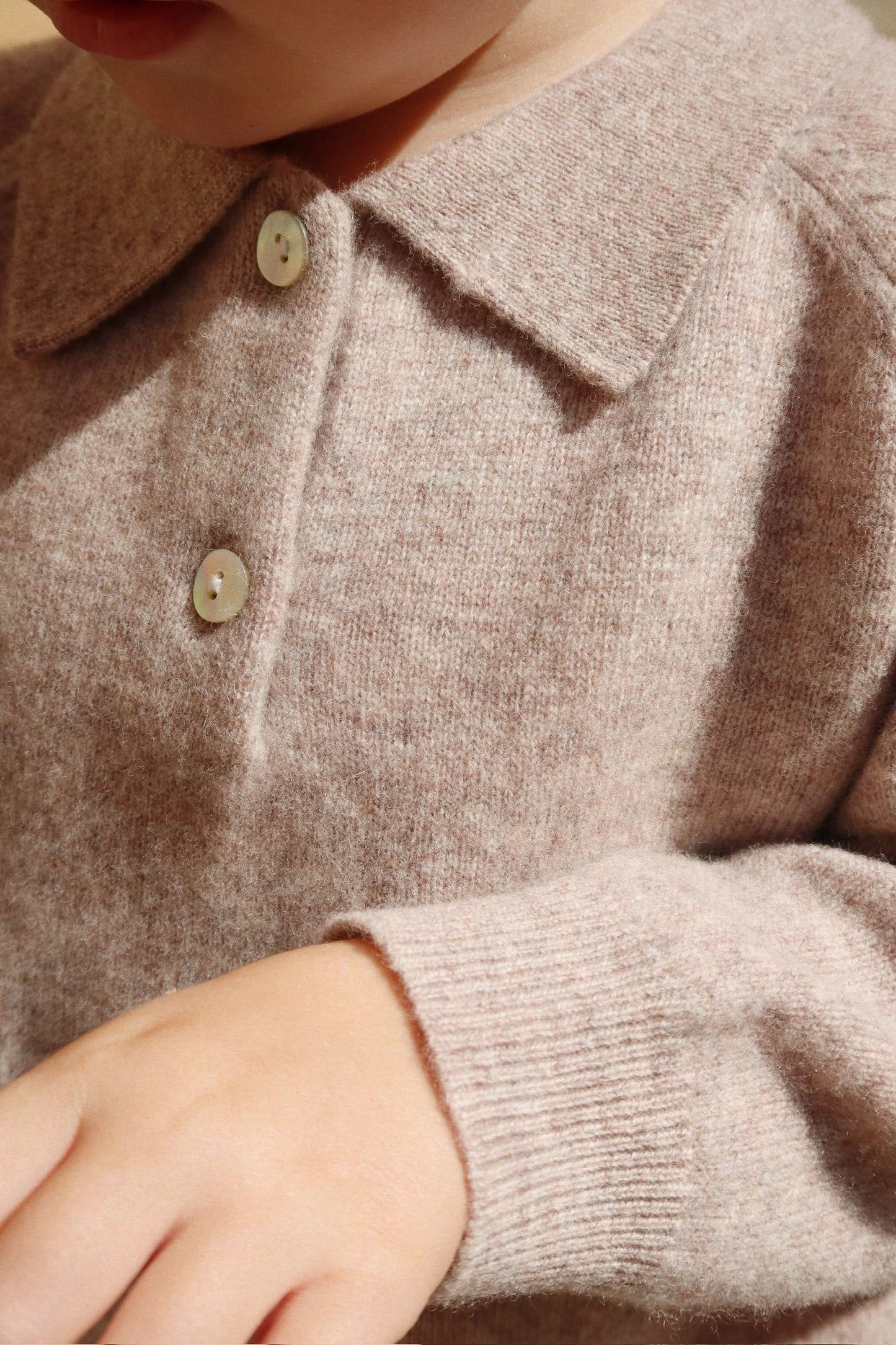 Konges Sløjd Basi Polo - Oatmeal Melange