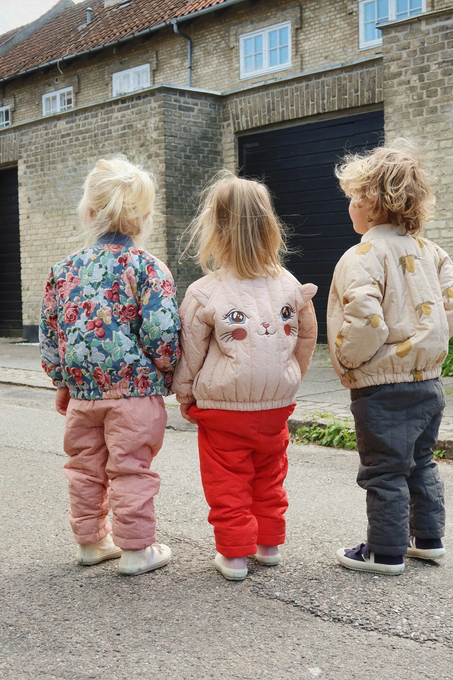 Konges Sløjd Juno Kitty Bomberjakke - Cameo Rose