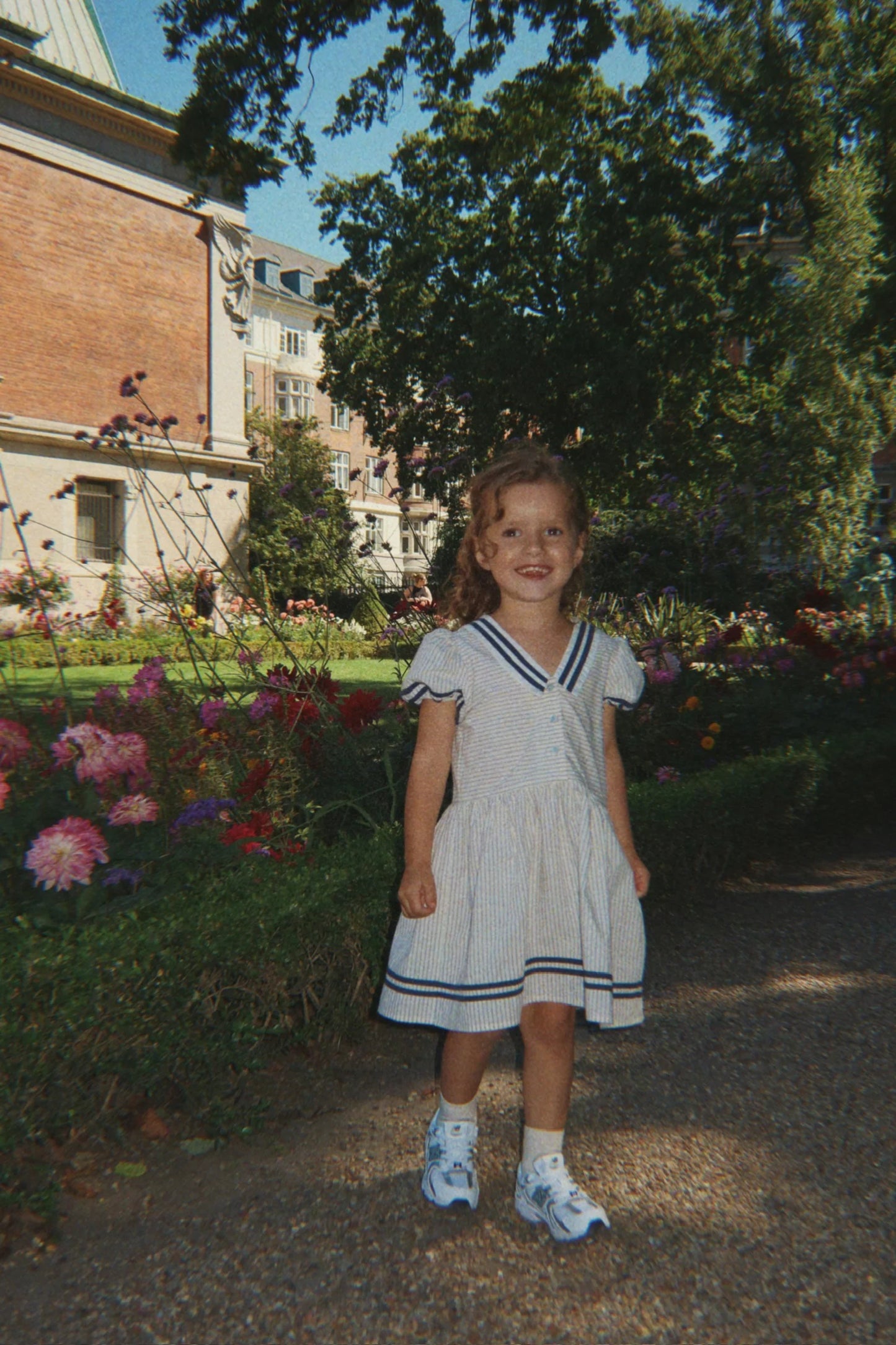 Konges Sløjd Allie Sailor kjole - Bleu stripe