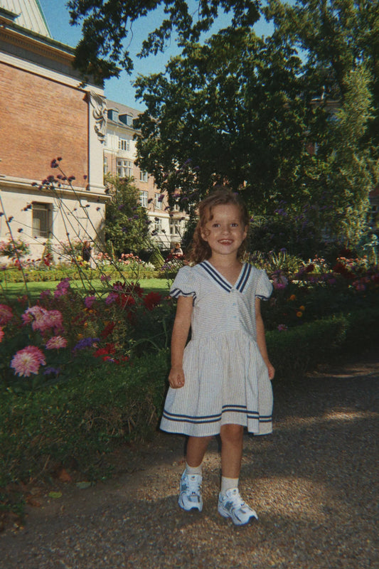 Konges Sløjd Allie Sailor kjole - Bleu stripe