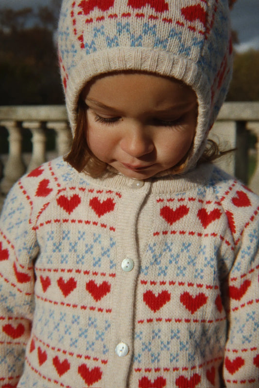 BELOU CARDIGAN - HEART