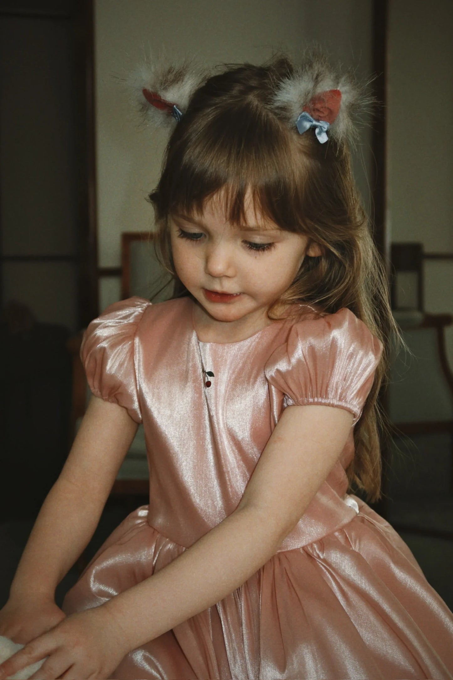 FIA KJOLE - SILVER PINK