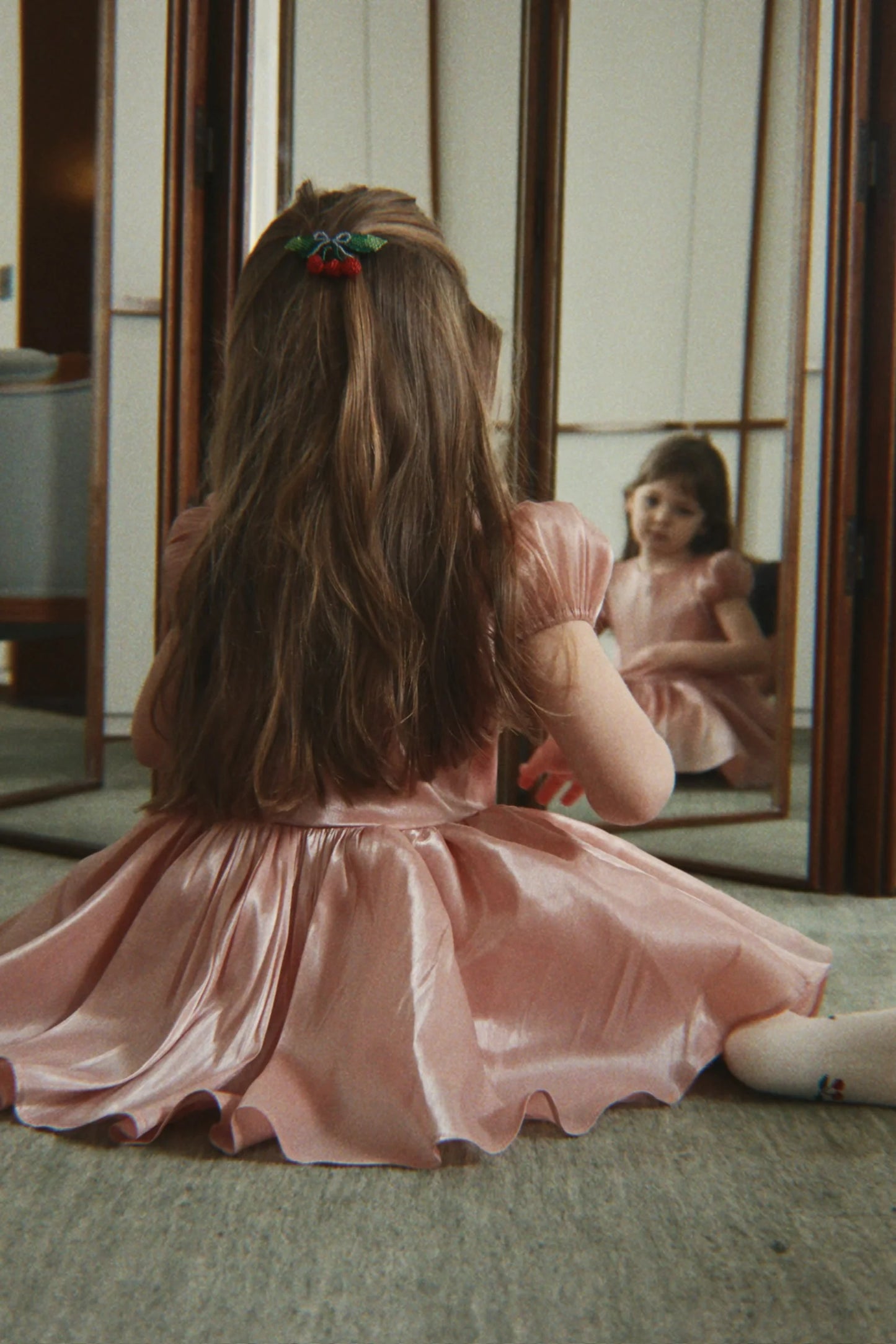 FIA KJOLE - SILVER PINK
