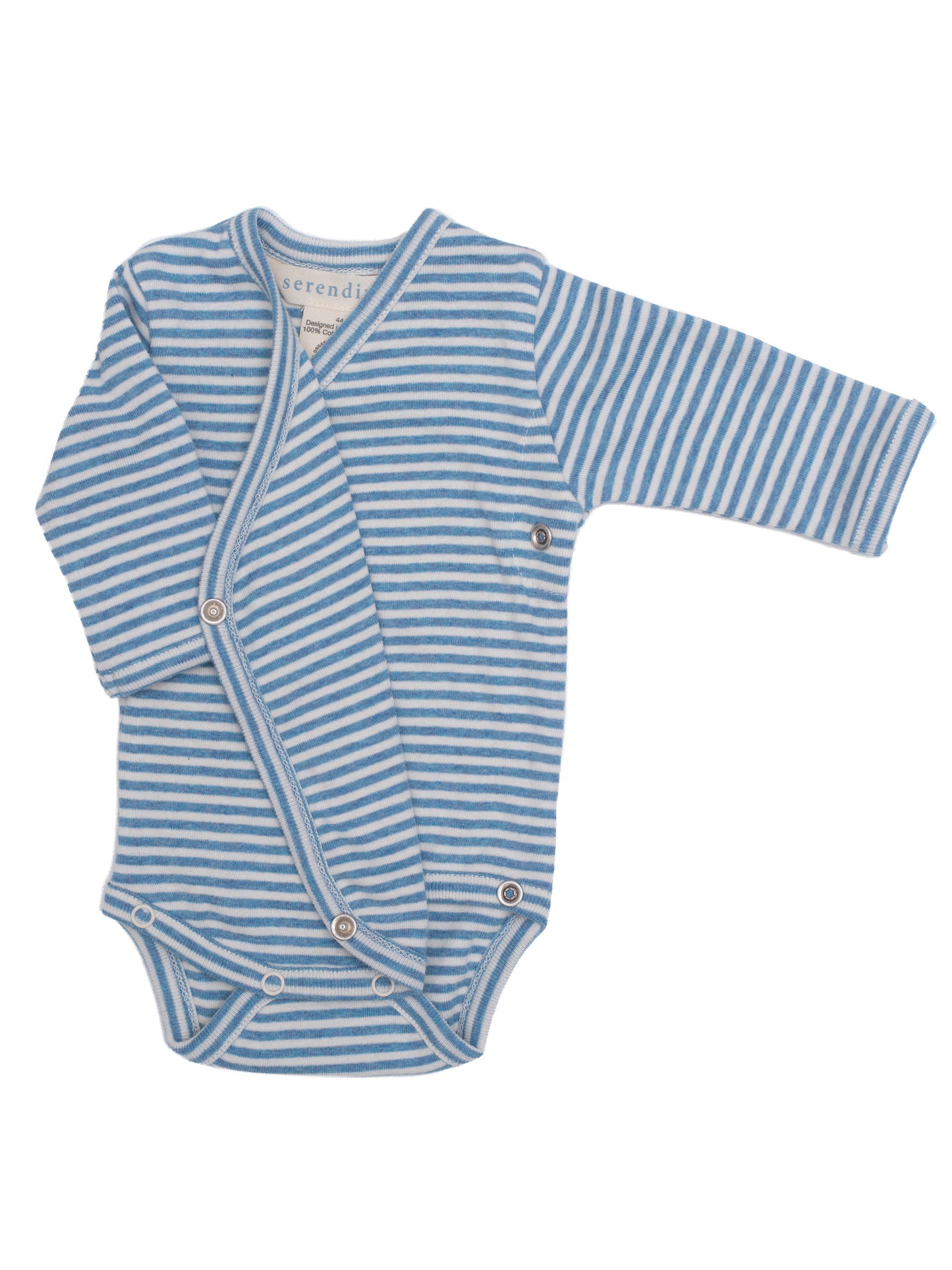 Serendipity Newborn Wrap bodystocking - Azur/Ecru