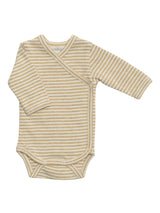 Serendipity Newborn Wrap bodystocking - Chamomile/Offwhite melange