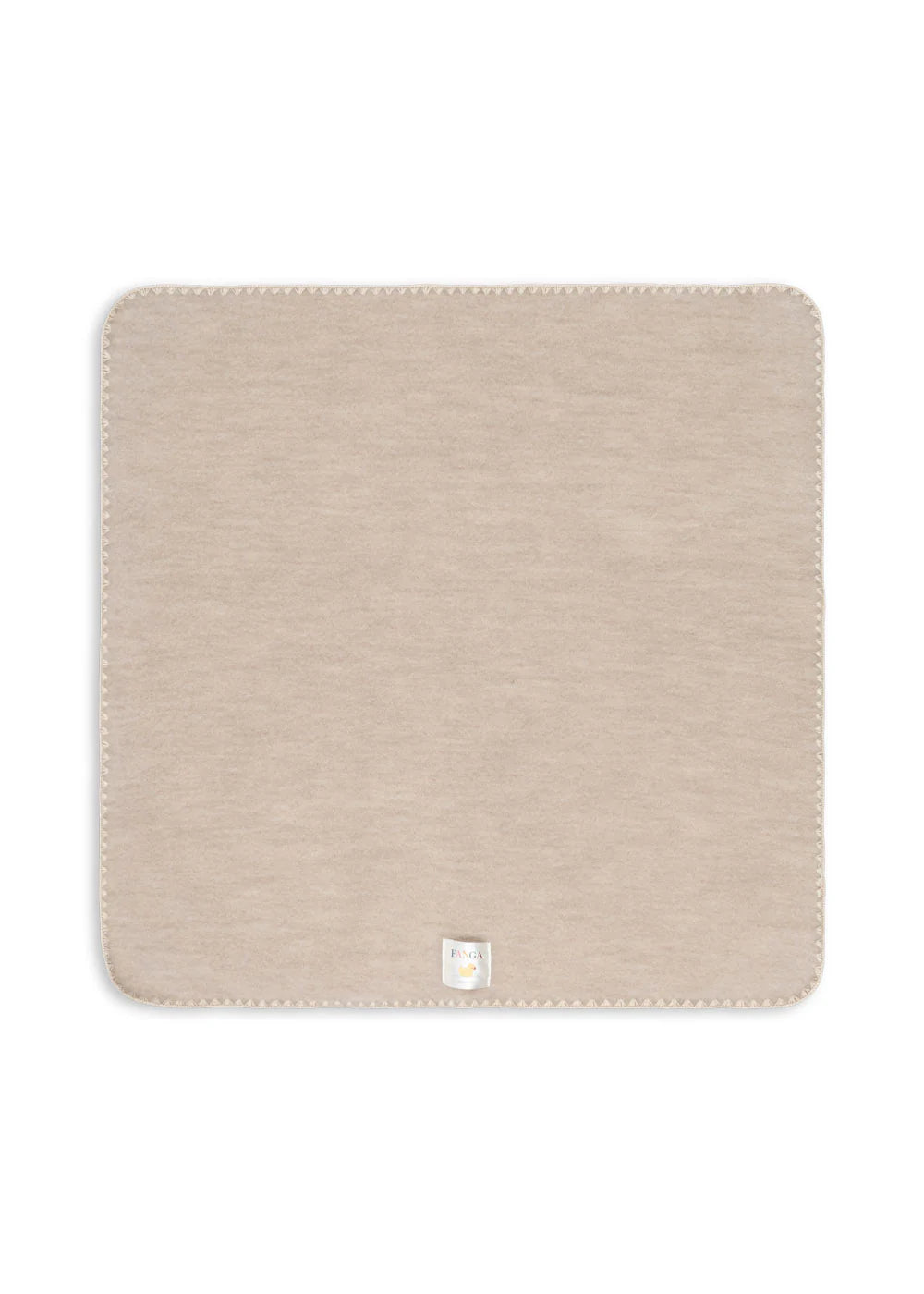 Fanga Fontana Erba Wool Baby Blanket - Oatmeal Melange