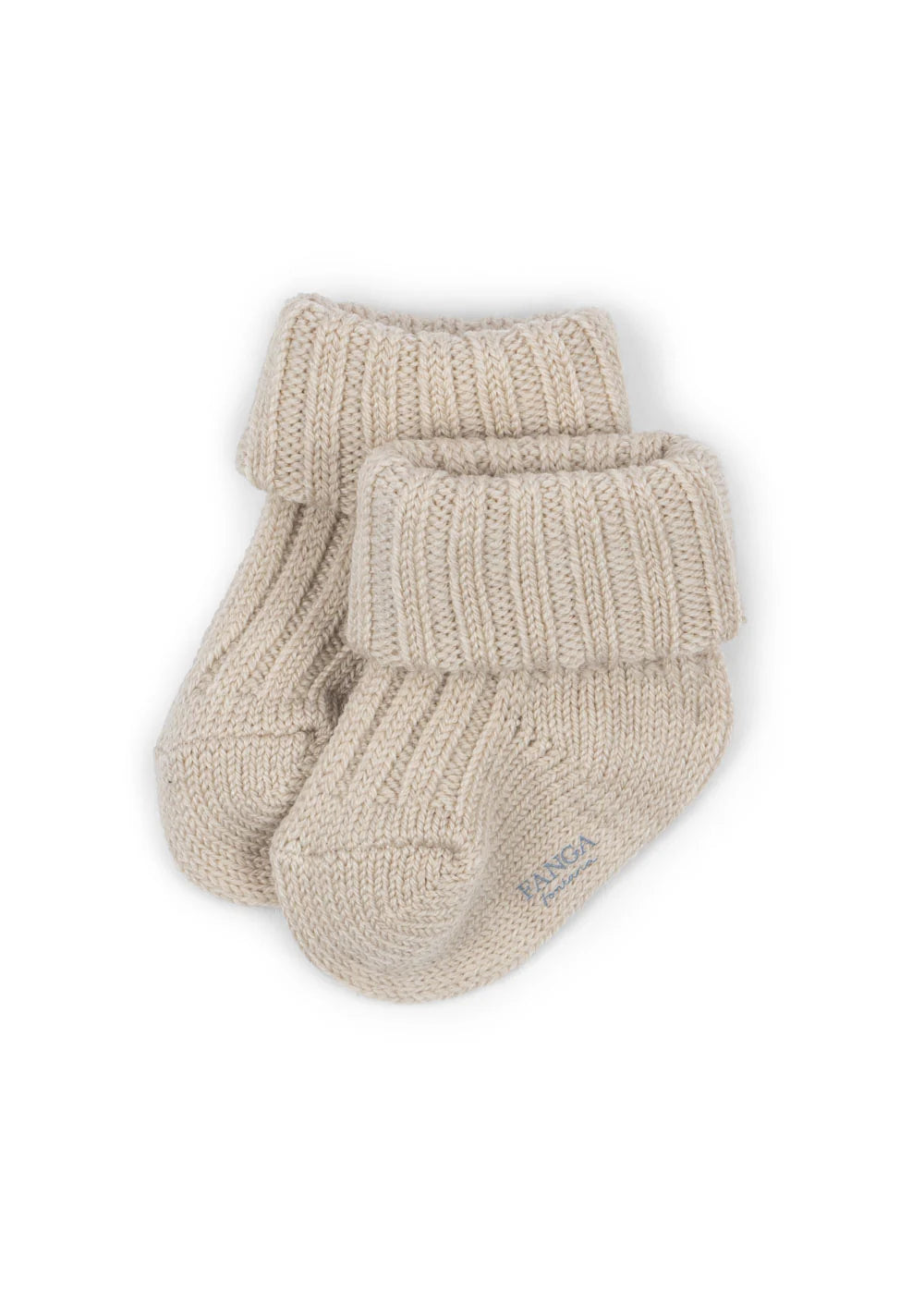 Fanga Fontana Lana Heavy Knitted Socks - Sand