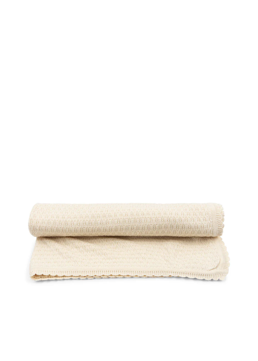 Fanga Fontana Venti Baby Blanket - Antique White