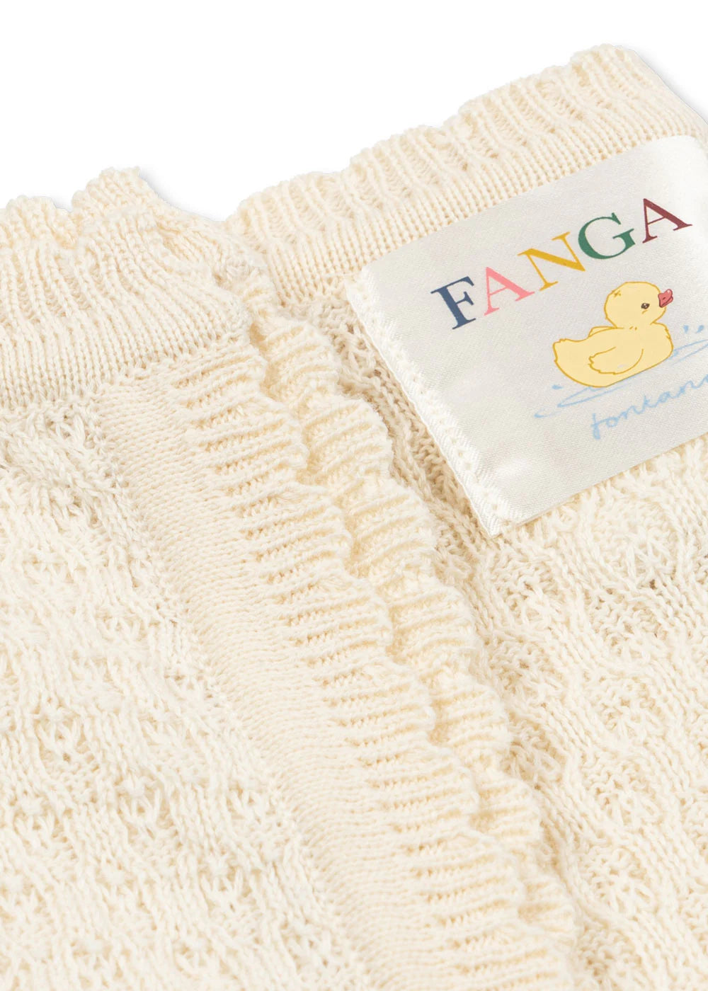 Fanga Fontana Venti Baby Blanket - Antique White