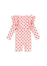 Konges Sløjd Manuca Frill Onesie - Amour Pink
