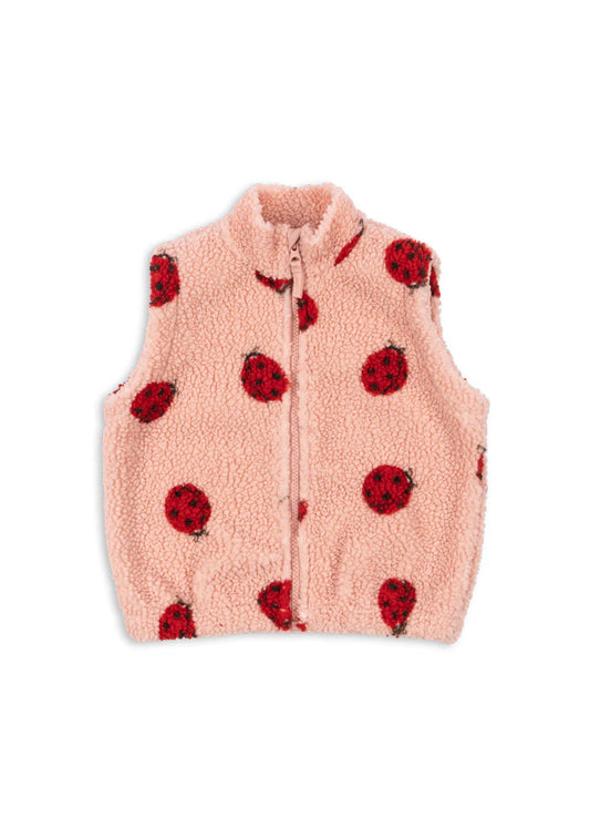 Konges Sløjd Jody Teddy Vest - Ladybug
