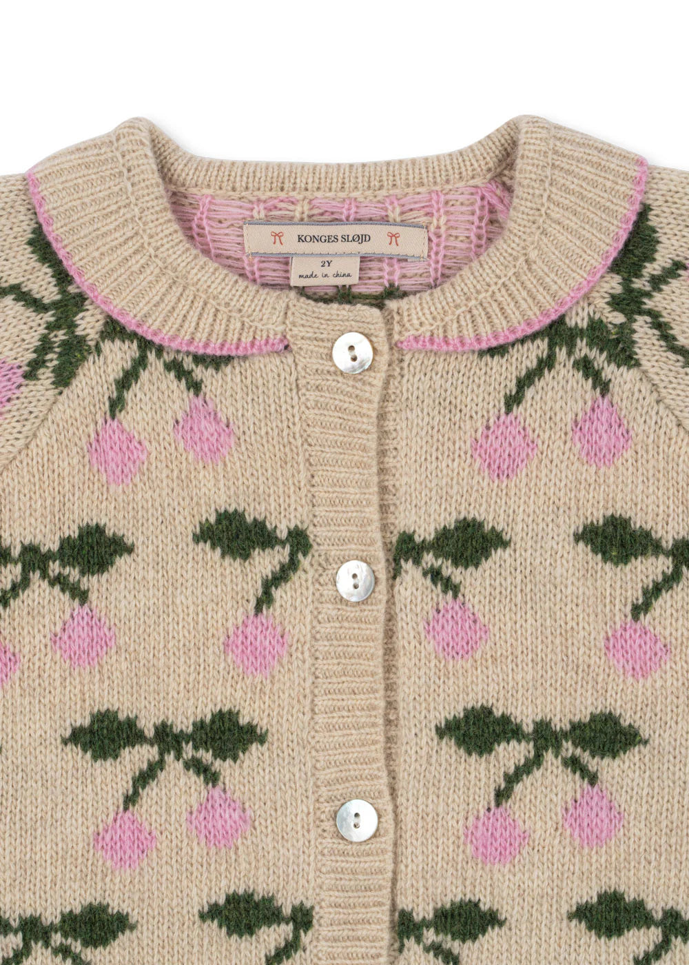 Konges Sløjd Belou Knit Cardigan - Cherry
