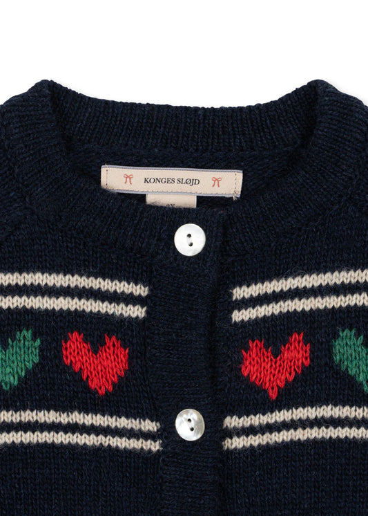 Konges Sløjd Belou Knit Cardigan - Heart
