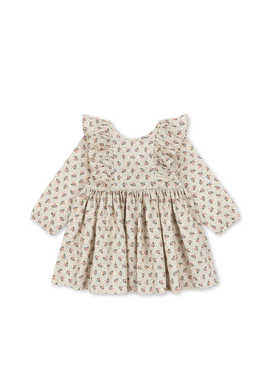 Konges Sløjd Cianna Bow Dress - Verona Blues