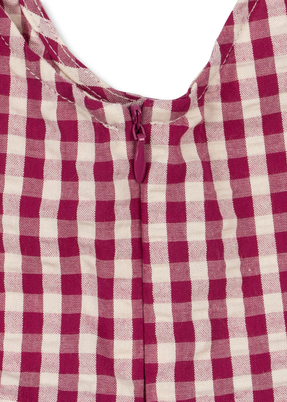 Konges Sløjd Isotta stropkjole - Raspberry check