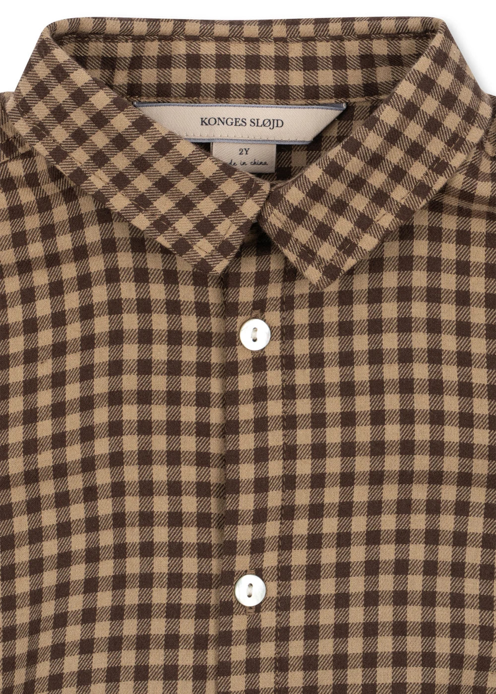 FORET TERNET SKJORTE - CHOCOLATE CHECK