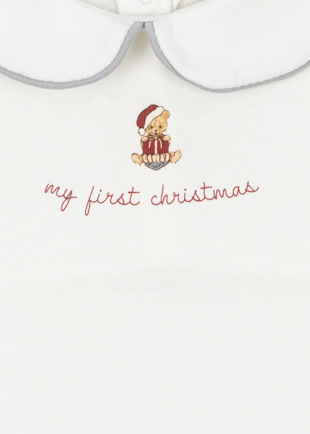 MY FIRST CHRISTMAS ONESIE - OPTIC WHITE