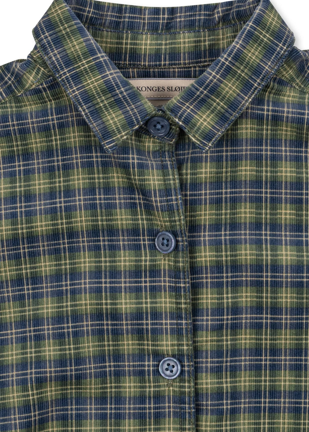 CARA TERNET SKJORTE - LAUREL BLUE CHECK