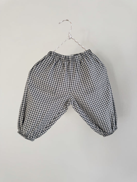 Lalaby Panda Pants - Forest Check