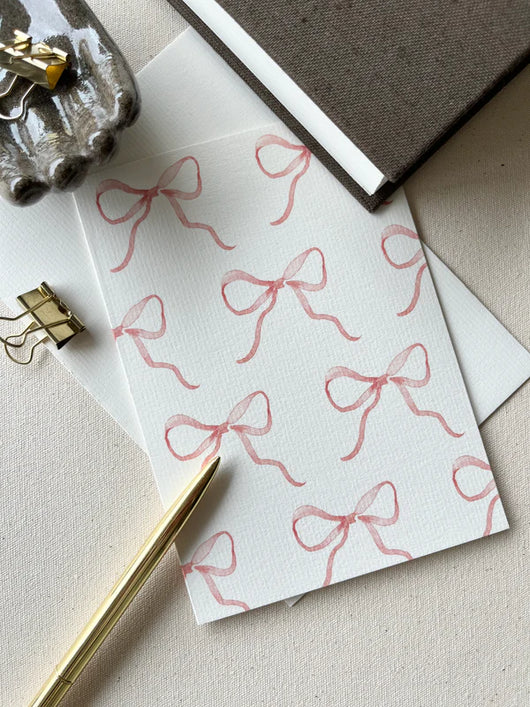 Lignes Bleues Dobbeltkort A6, Ruban Coral