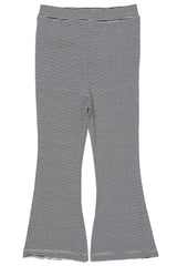 Copenhagen Colors Striped Flare Pants - Navy/Cream
