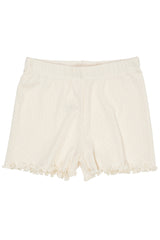 Copenhagen Colors Summer Pointelle Shorts - Cream