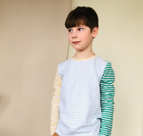 FLAB KIDS Kris stribet T-shirt - Multi
