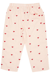 Copenhagen Colors Twill Heart Pants - Dusty Rose