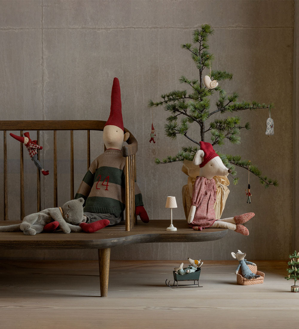 PIXY NISSE STR. 6 - DRENG - STRIKKET SWEATER