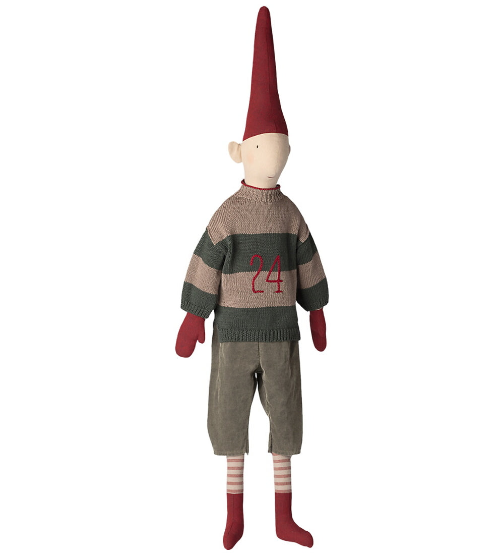 PIXY NISSE STR. 6 - DRENG - STRIKKET SWEATER