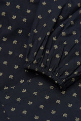 Skall Musling Winnifred blouse - Alistair print/Midnight/Beige