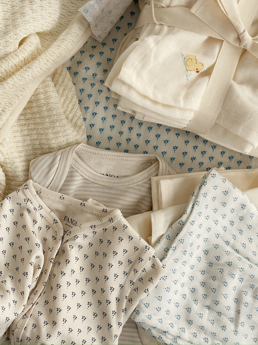 Fanga Fontana Bellini 3-pak Muslin Cloth - Punto Blu
