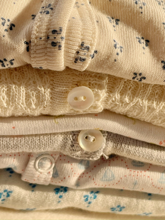 Fanga Fontana Venti Pointelle Cardigan - Antique White