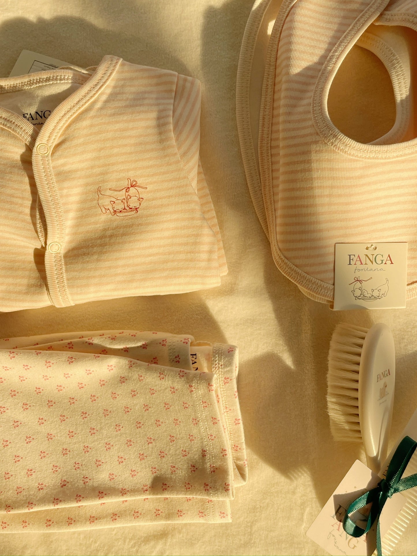 Fanga Fontana Fio 2-pak Bibs - Blush Mix