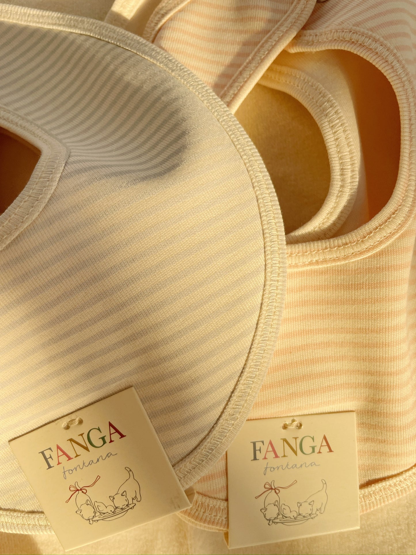 Fanga Fontana Fio 2-pak Bibs - Blush Mix