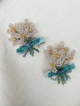 Konges Sløjd 2-pak Bouquet Hairclip - Buttercream