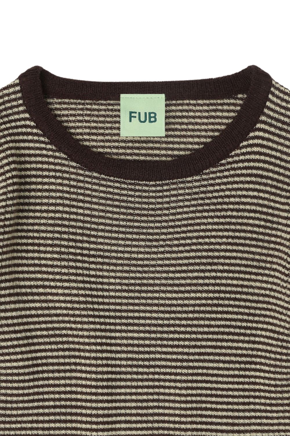 FUB Rib Blouse - Merino - Mocca/Wheat