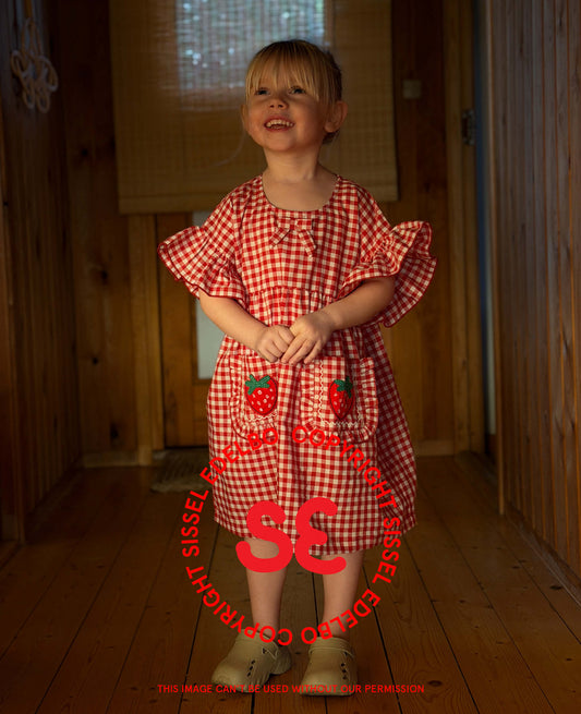 Sissel Edelbo Ohio MINI dress - Red Checks