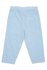 Copenhagen Colors Seersucker Pants - Sky Blue / Cream Stripe