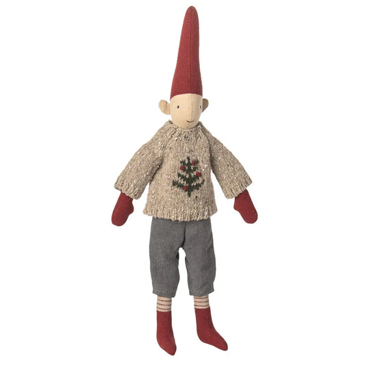 Maileg Nisse str. 2 - Dreng - Strikket sweater