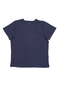 Copenhagen Colors Rib jersey Classic Tee - Navy Blue