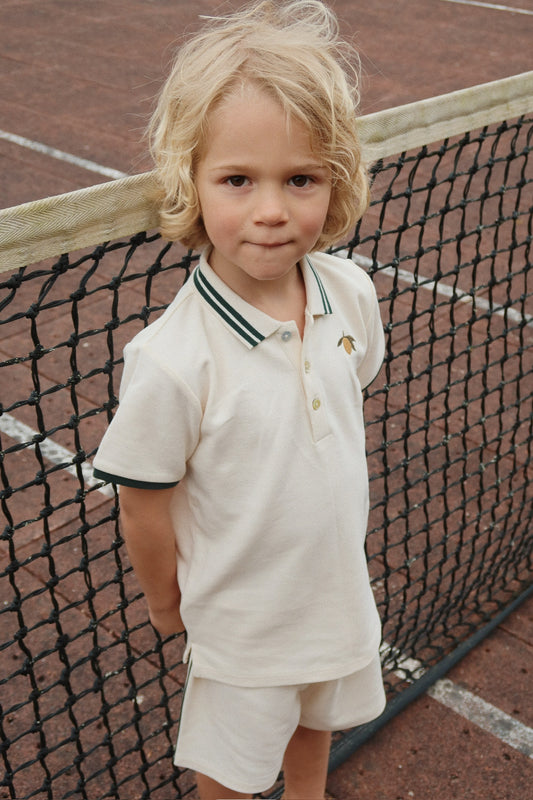Konges Sløjd Florian Polo Shirt - Antique White