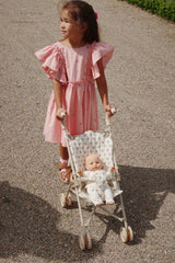 Konges Sløjd Evia Bow Dress - Cherry Coeur