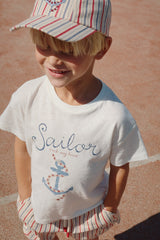 Konges Sløjd Marlon Cap - Antique Stripe