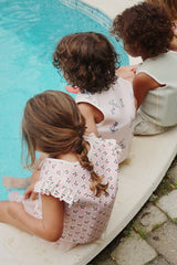 Konges Sløjd Avery Swim Vest - Cherry Pink Motif