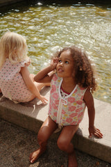 Konges Sløjd Avery Swim Vest - Cherry Pink Motif