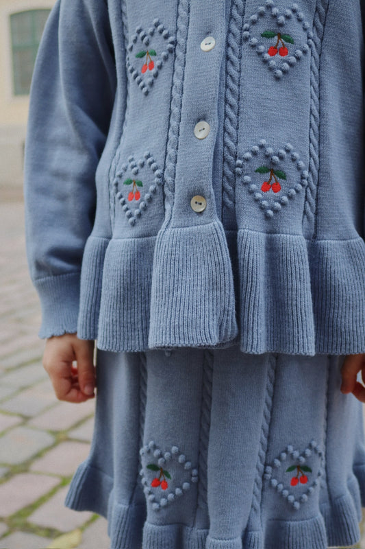 Konges Sløjd Soleil Knit Cardigan - Country Blue