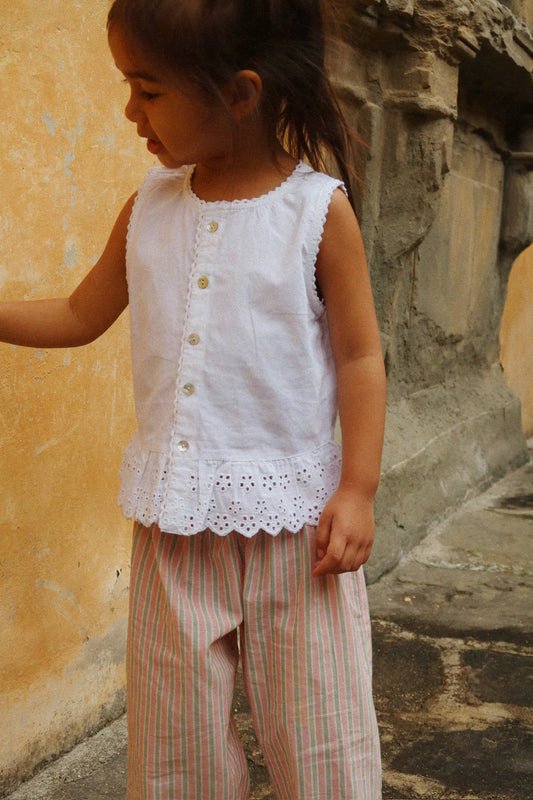 Konges Sløjd Evelina Top - Bright White